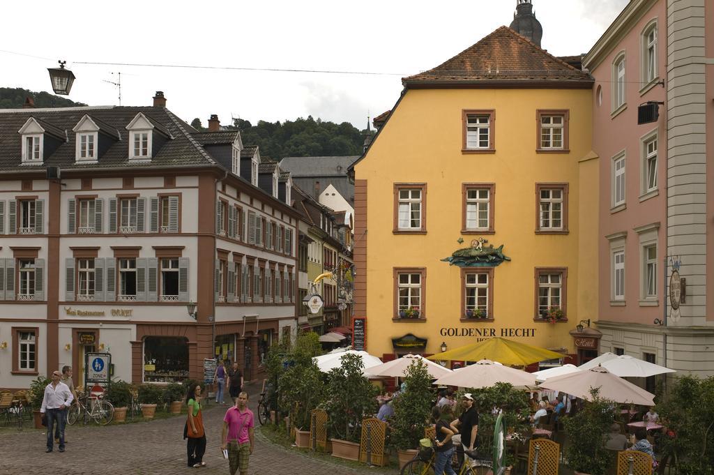 Hotel Goldener Hecht ไฮเดลเบิร์ก ภายนอก รูปภาพ